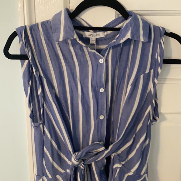 Preppy and sexy blue and white stripped dress! - Picture 2 of 3